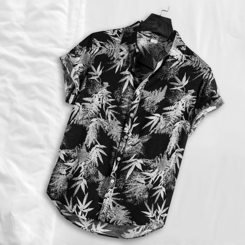 Camisa Social Floral Masculina Havaiana Verão moda praia